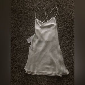 Zara white dress
